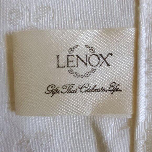 NOS Vtg Lenox Shower Curtain Holiday Joy Hollie Berries Plaid Reinforced Grommet - Picture 11 of 11